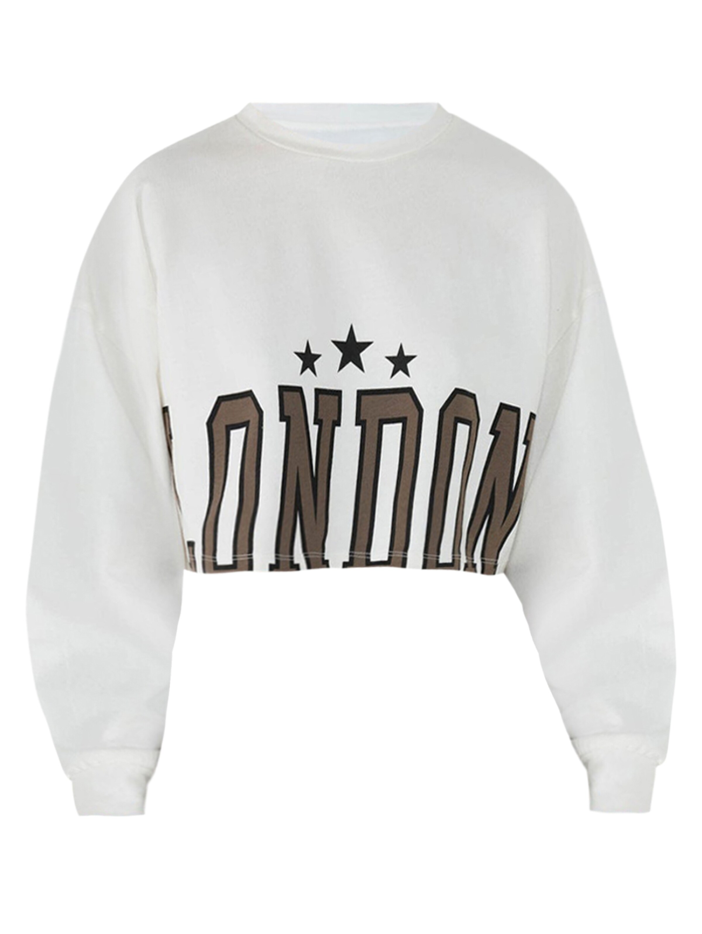 No Matter What Sweatshirt in Wit: voorkant