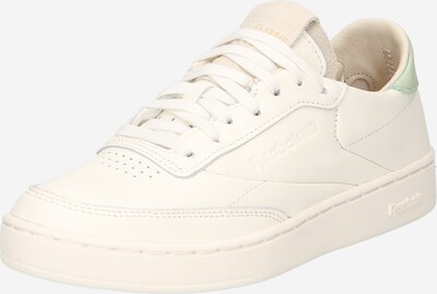 Reebok Classics Baskets basses ' Club C Clean ' en vert pastel / blanc cassé, Vue avec produit