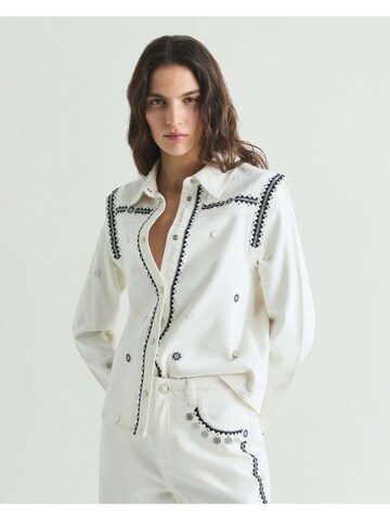 Scalpers Blus 'Emb Candy' i vit