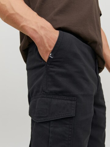 JACK & JONES - regular Pantalón cargo 'Marley' en negro