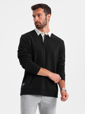 Ombre Athletic Sweatshirt in Black