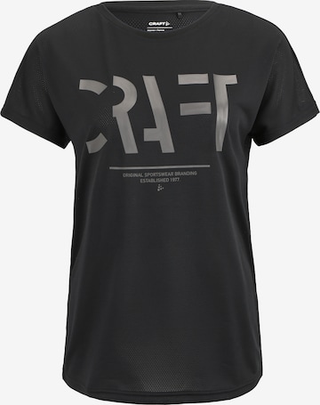 Craft Performance Shirt 'EAZE' in Black: front