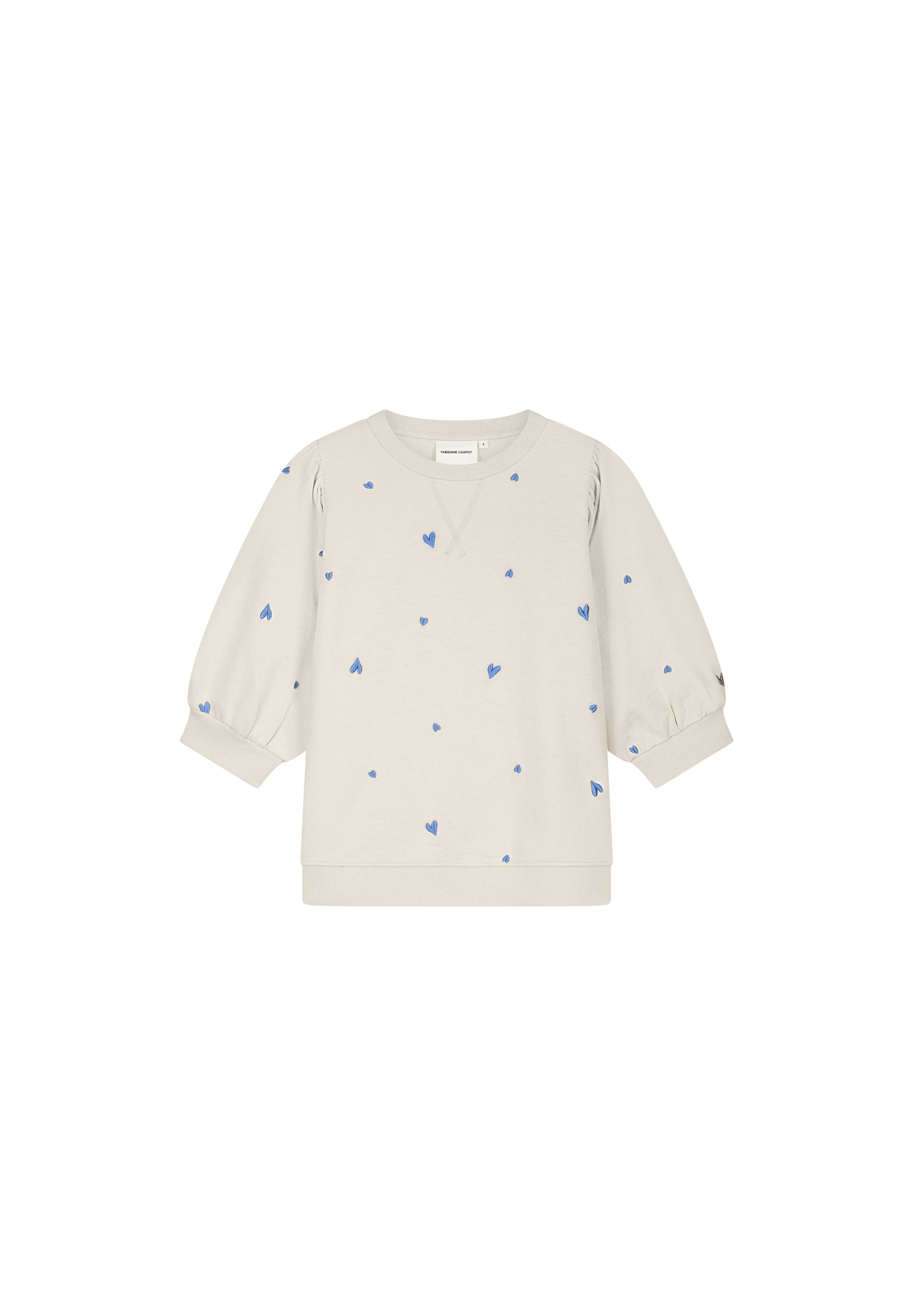 Pull-over Fabienne Chapot en beige : devant