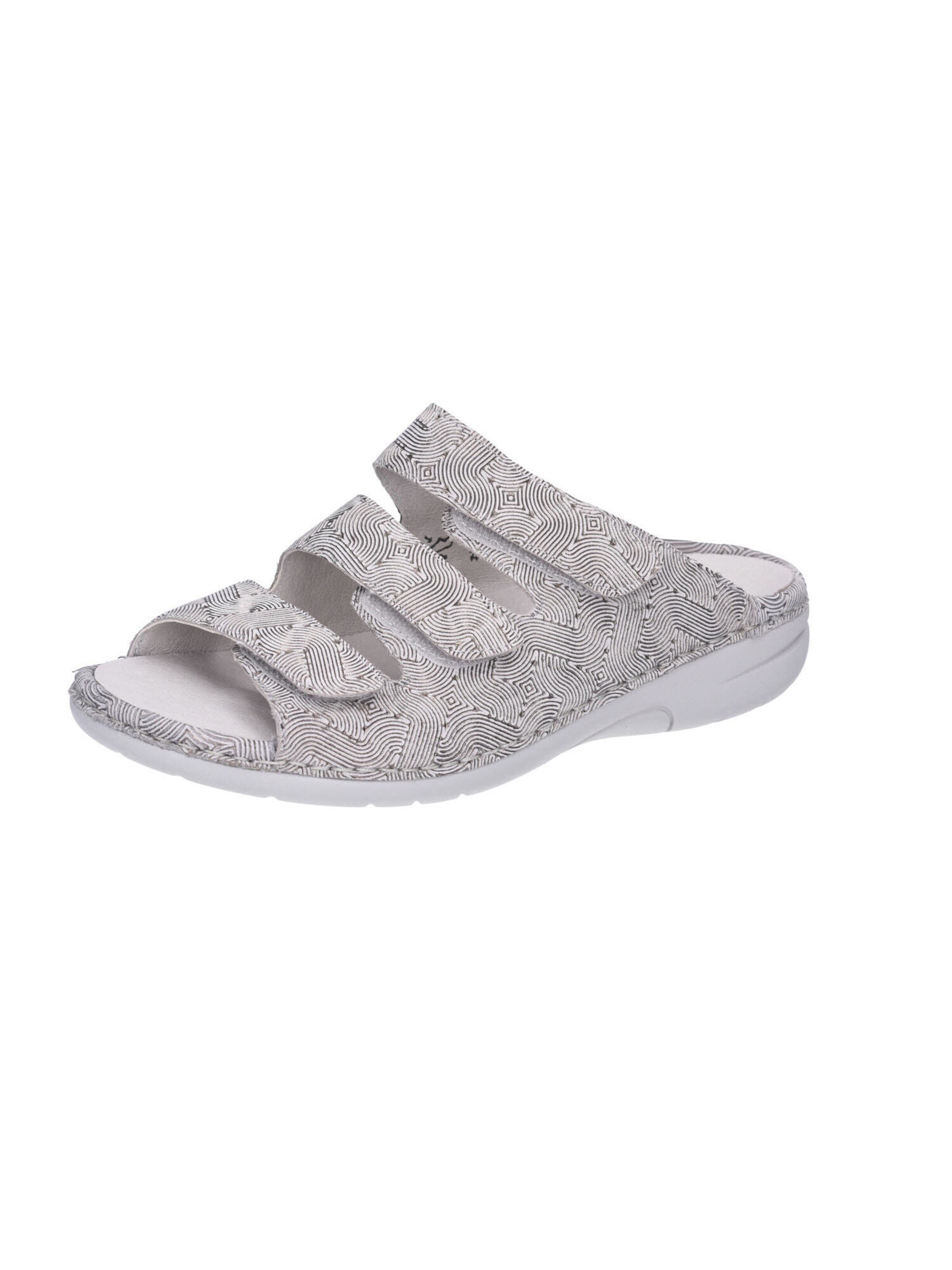 WALDLÄUFER Mules 'Gunna' in Grey: front