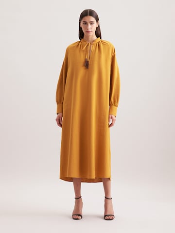 SEIDENSTICKER Kleid 'Schwarze Rose' in Orange