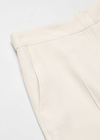 MANGO Normalny krój Spodnie w kant 'Tempo' w kolorze beżowy