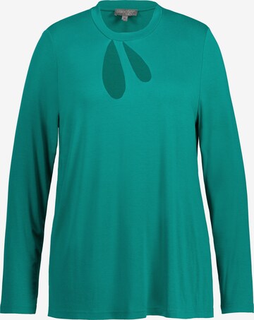 Ulla Popken Blouse in Groen: voorkant