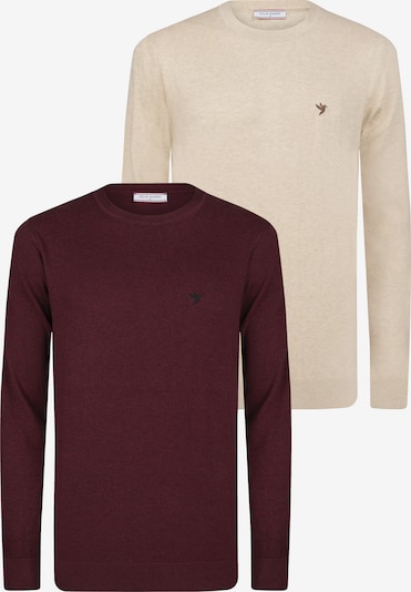 Felix Hardy Neulepaita värissä beige / viininpunainen, Tuotenäkymä