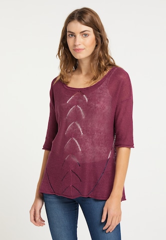 Pull-over Usha en rouge : devant