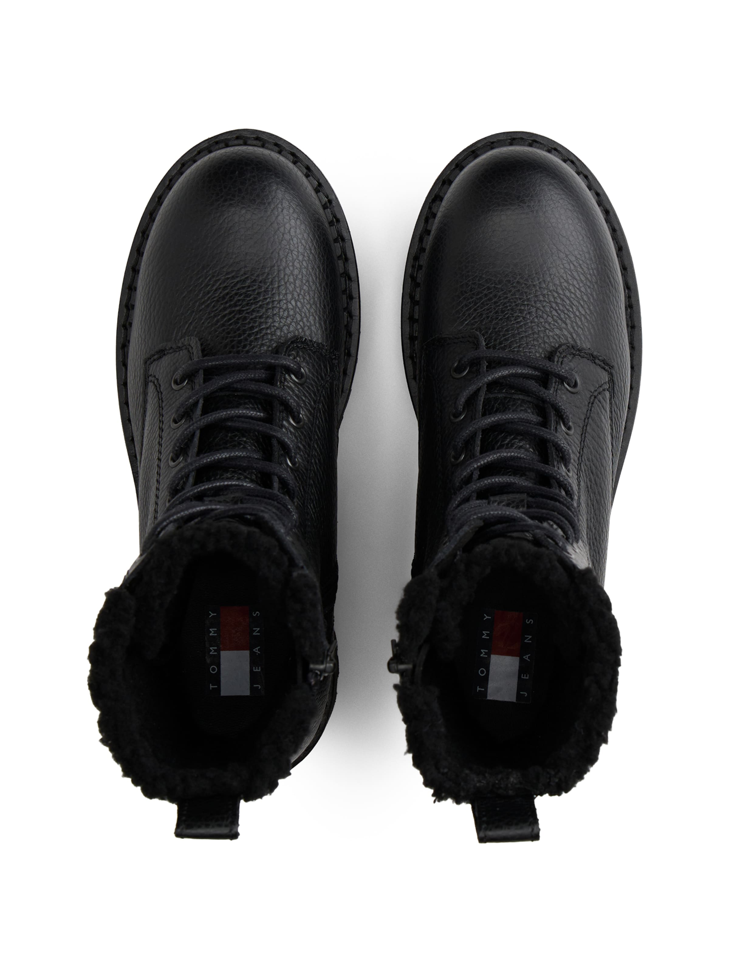 Bottines à lacets Tommy Jeans en noir