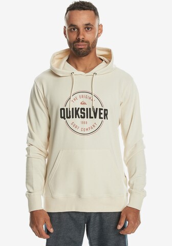 QUIKSILVER Sweatshirt in Beige: front