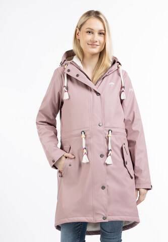 Veste fonctionnelle Schmuddelwedda en rose : devant