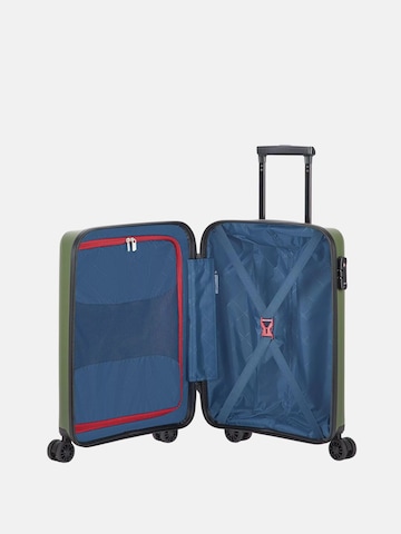MODO by Roncato Wózek 'RONCATO TROLLEY CABINA 4R 55/20CM NOXA Valigie e Trolley' w kolorze zielony