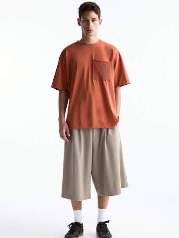 Pull&Bear T-Shirt in Braun