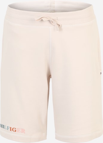 Tommy Hilfiger Big & Tall Regular Broek in Wit: voorkant