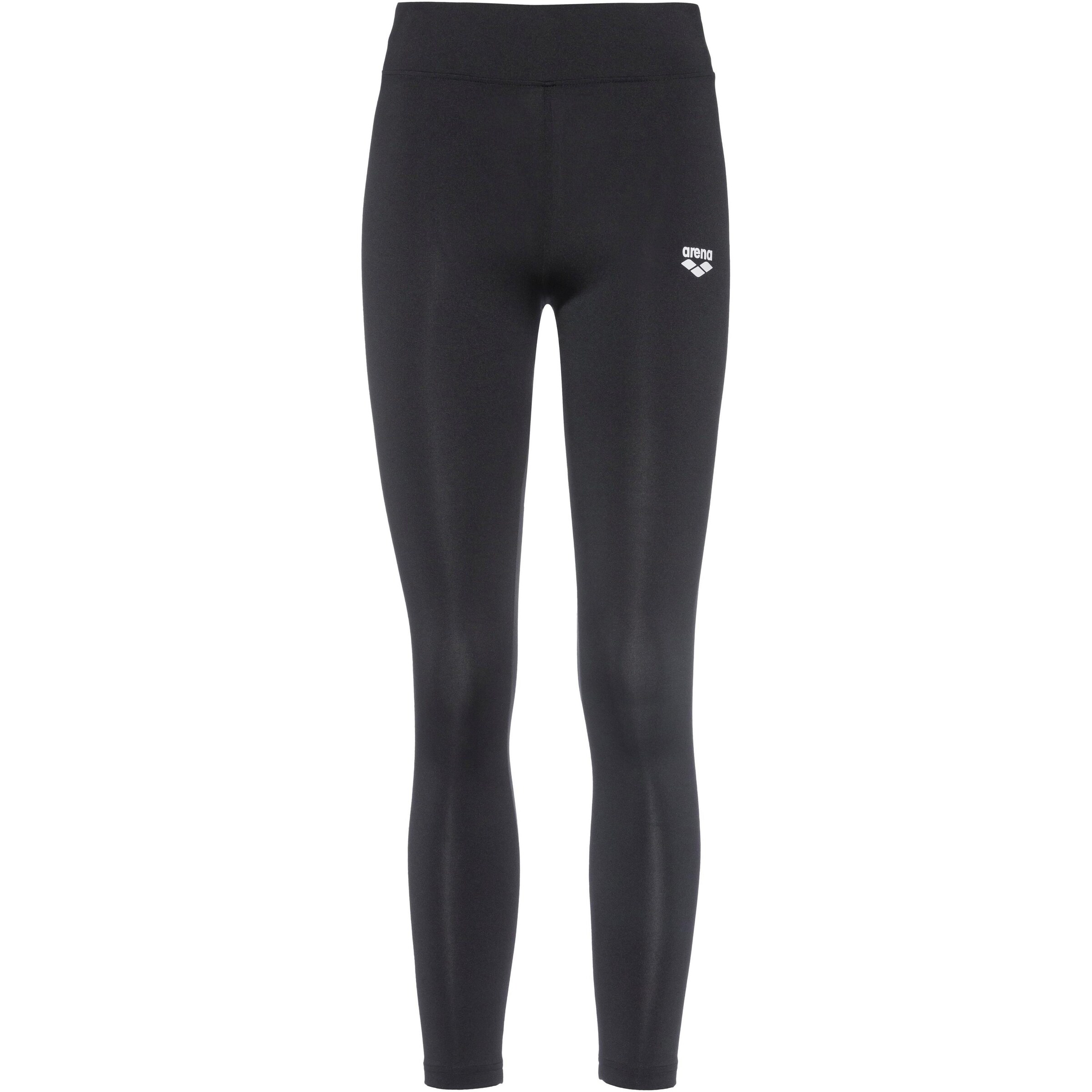 ARENA Skinny Workout Pants in Black: front