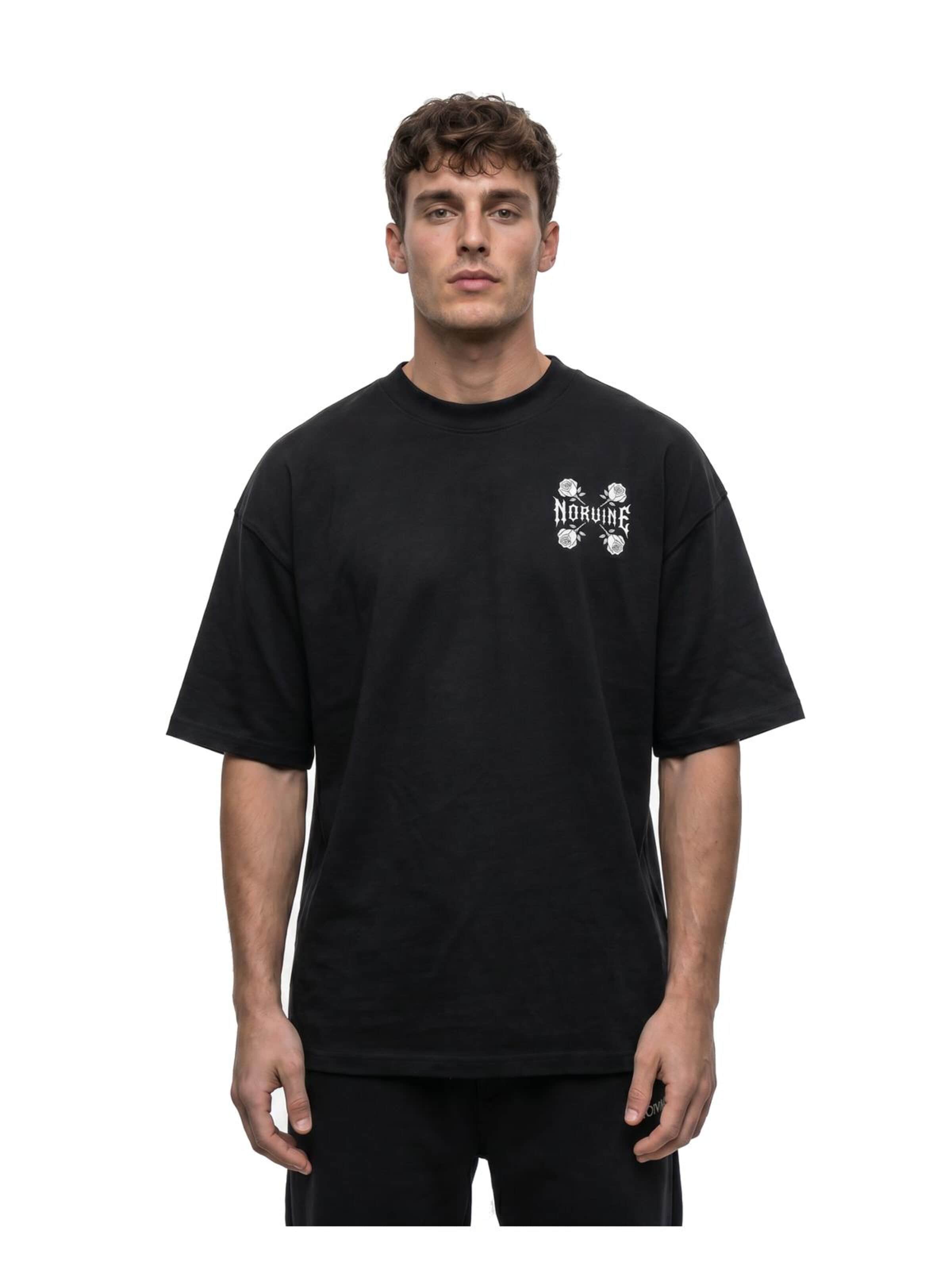 NorvineMajica 'Rosebound T-Shirt - Organic Heavy Shirt by Norvine' - crna boja