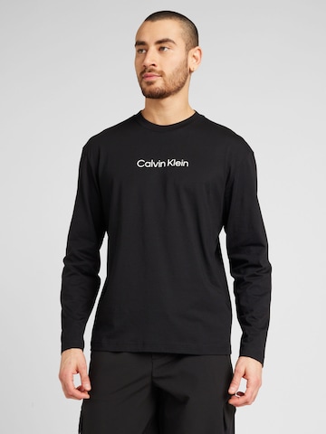 Calvin Klein T-shirt 'HERO' i svart: framsida