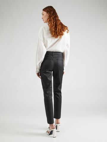 COMMA Slimfit Broek in Zwart