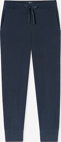 SCHIESSER Pyjamahose ' Mix + Relax ' in Blau: Vorderseite