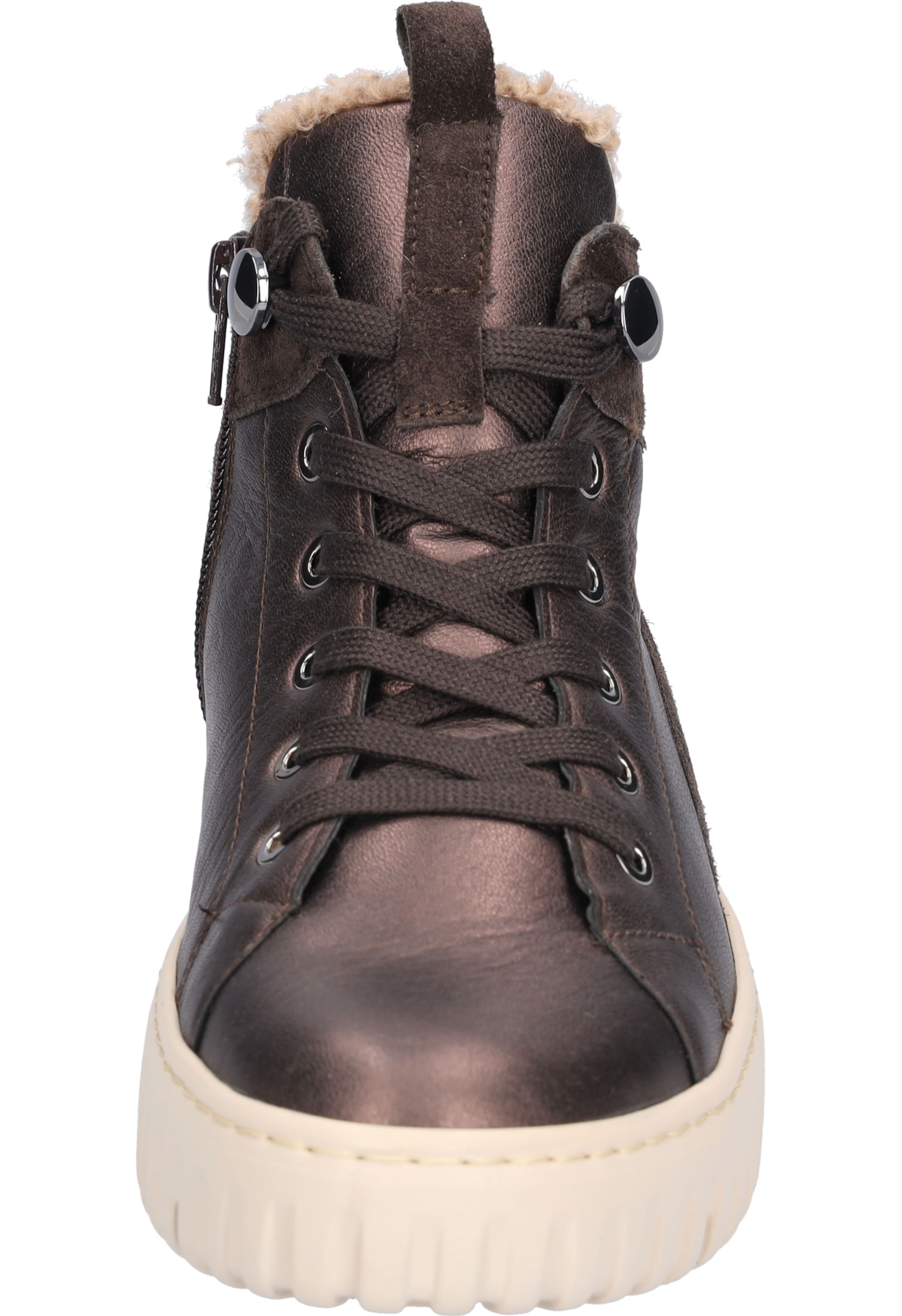 WALDLÄUFER Lace-Up Ankle Boots in Brown
