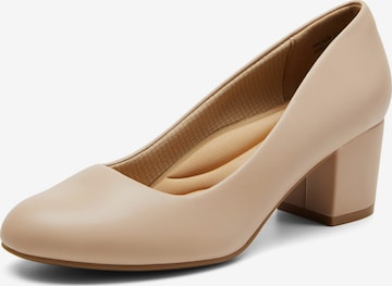 Escarpins Dream Pairs en beige : devant
