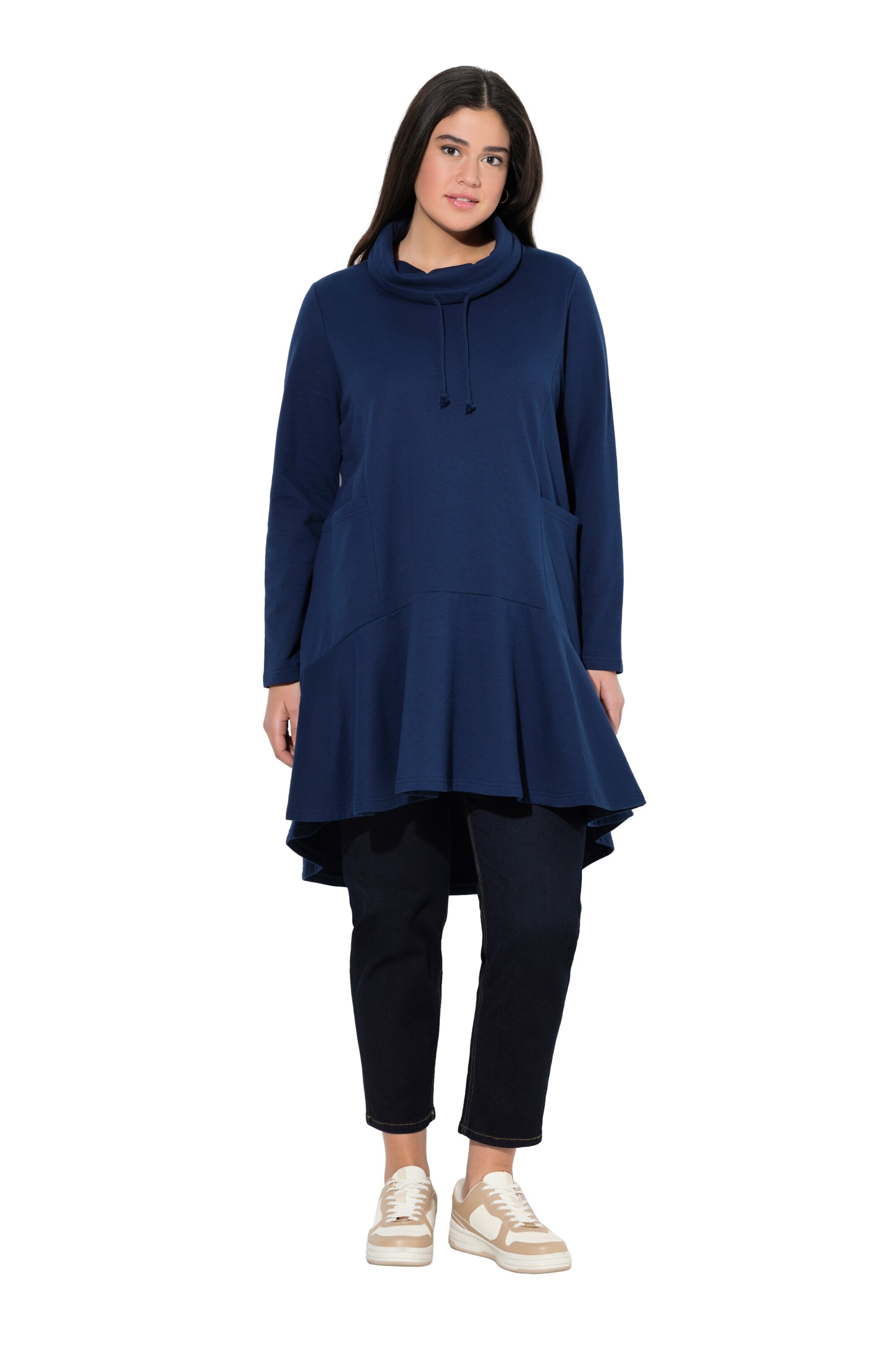 Ulla Popken Sweatshirt in Blue: front