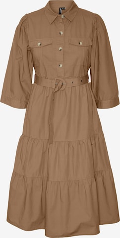 Robe-chemise 'Hilsa' VERO MODA en marron : devant