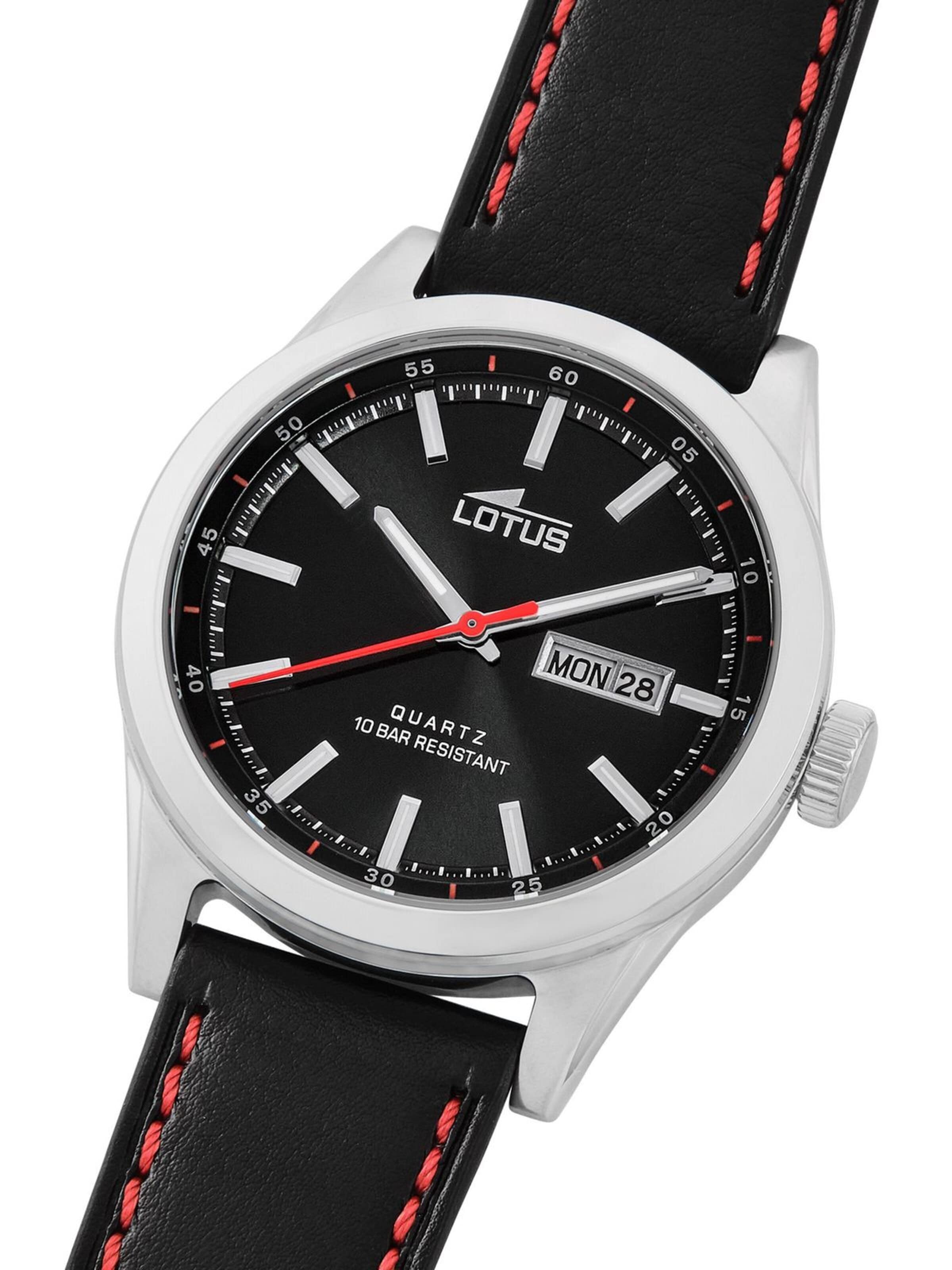 Lotus Analoog horloge 'Chronograph Classics Belt' in Zwart