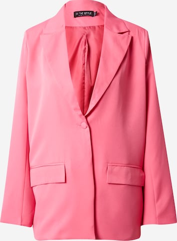 Blazer 'GEMMA ATKINSON' di In The Style in rosa: frontale