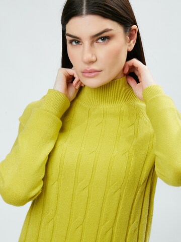 Influencer Pullover i gul