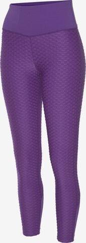 Skinny Pantalon de sport LASCANA ACTIVE en violet