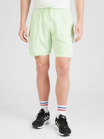 ADIDAS PERFORMANCE Regular Sportbroek in Groen: voorkant