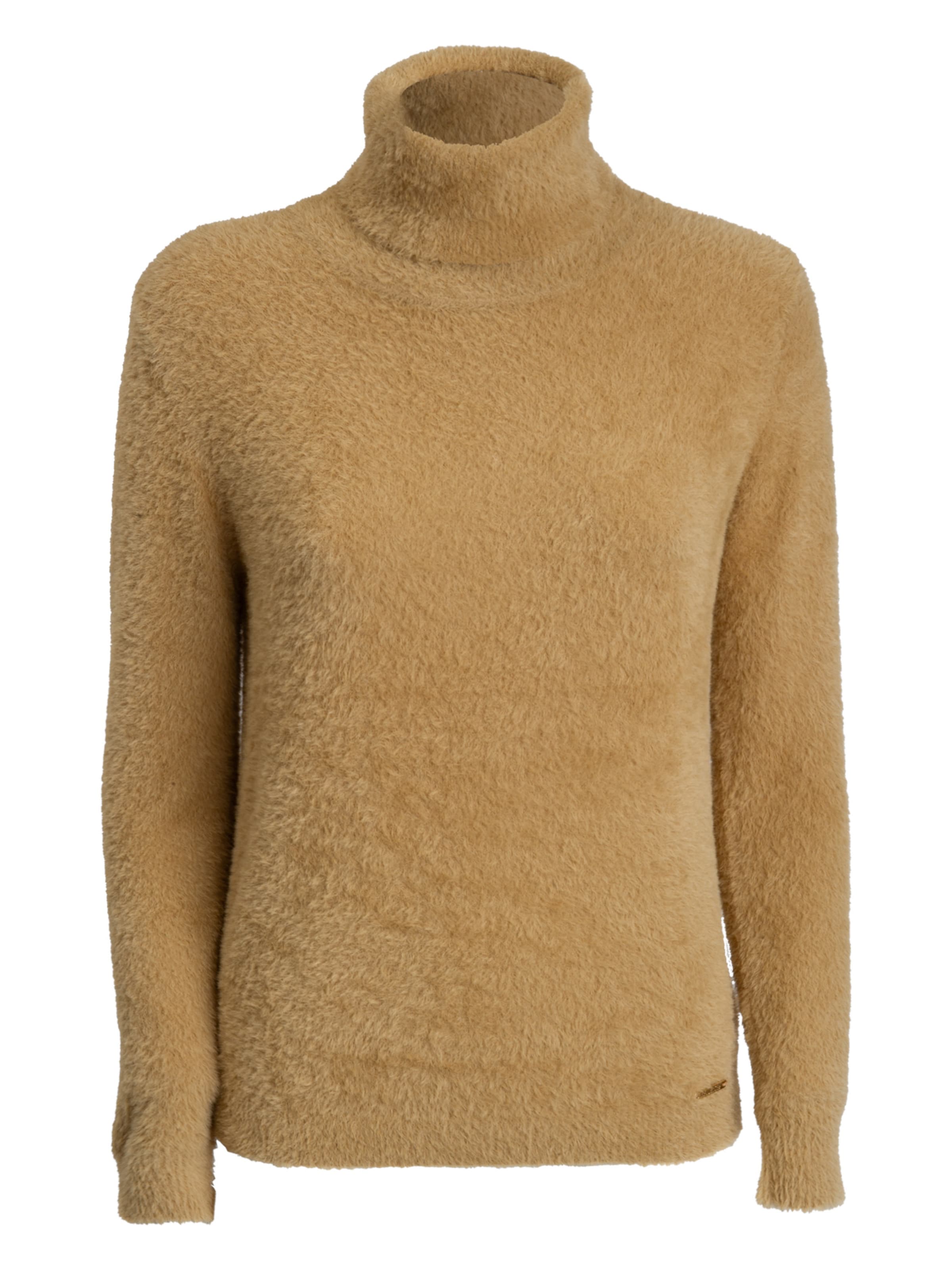 Pullover di Influencer in marrone: frontale