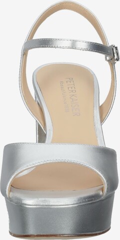 PETER KAISER Strap Sandals in Silver