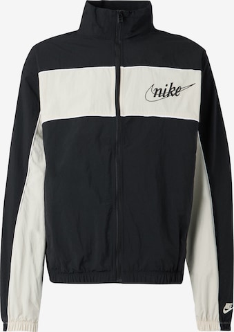 Nike Sportswear Jacke 'CLUB' in Schwarz: Vorderseite