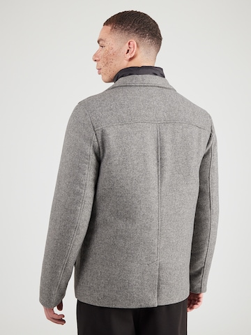 Manteau mi-saison LERROS en gris : derrière