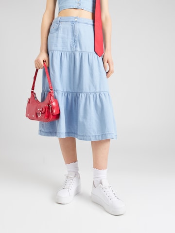 Tommy Jeans Skirt in Blue: front