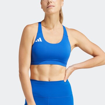 ADIDAS PERFORMANCE Bralette Sports Bra 'Adizero Essentials' in Blue