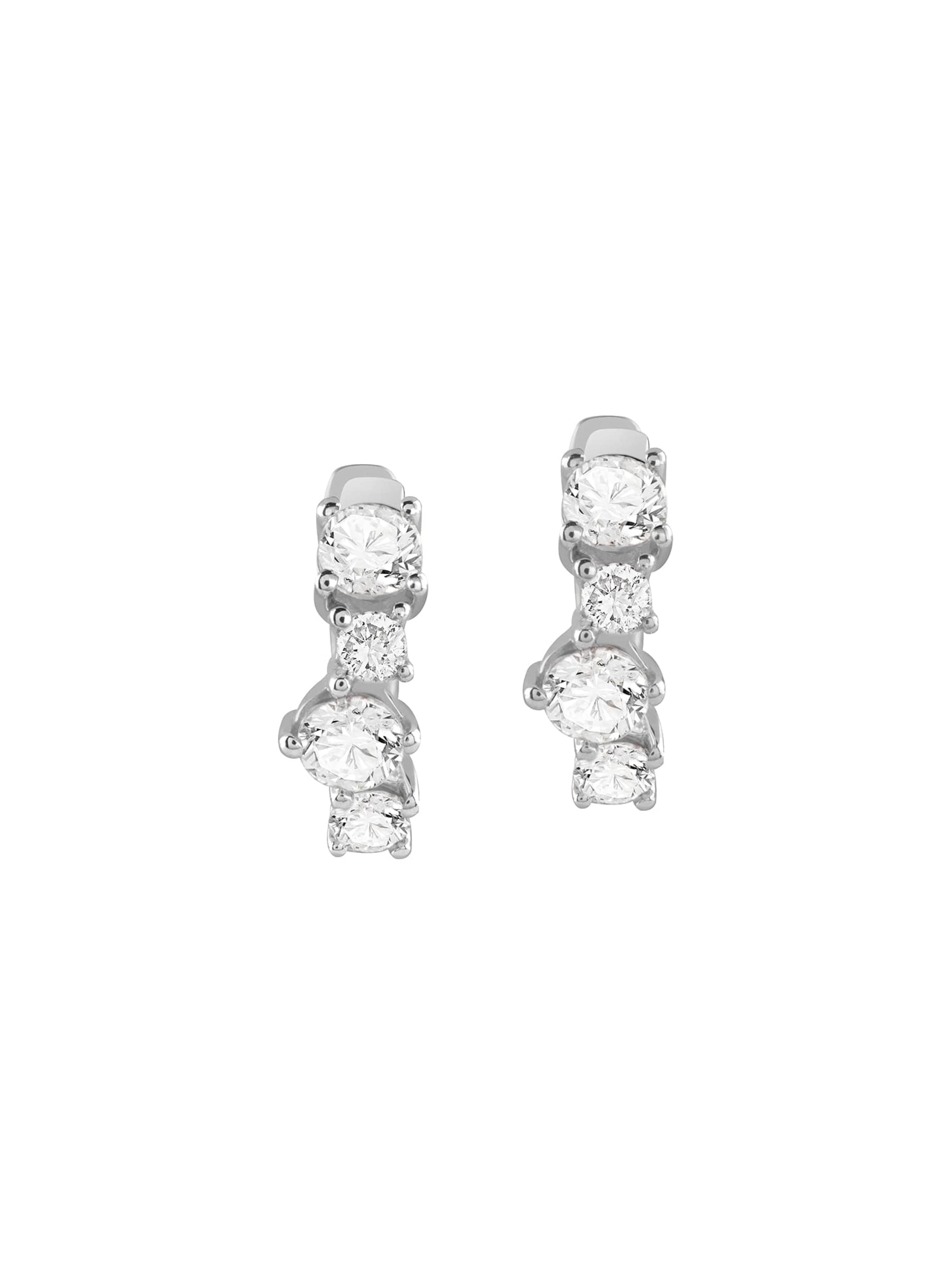 GUESS Earrings 'Jardin' in Silver: front