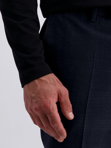 PIERRE CARDIN Regular Trousers with creases 'Ryan' in Blue