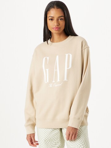 GAP Sweatshirt in Beige: predná strana