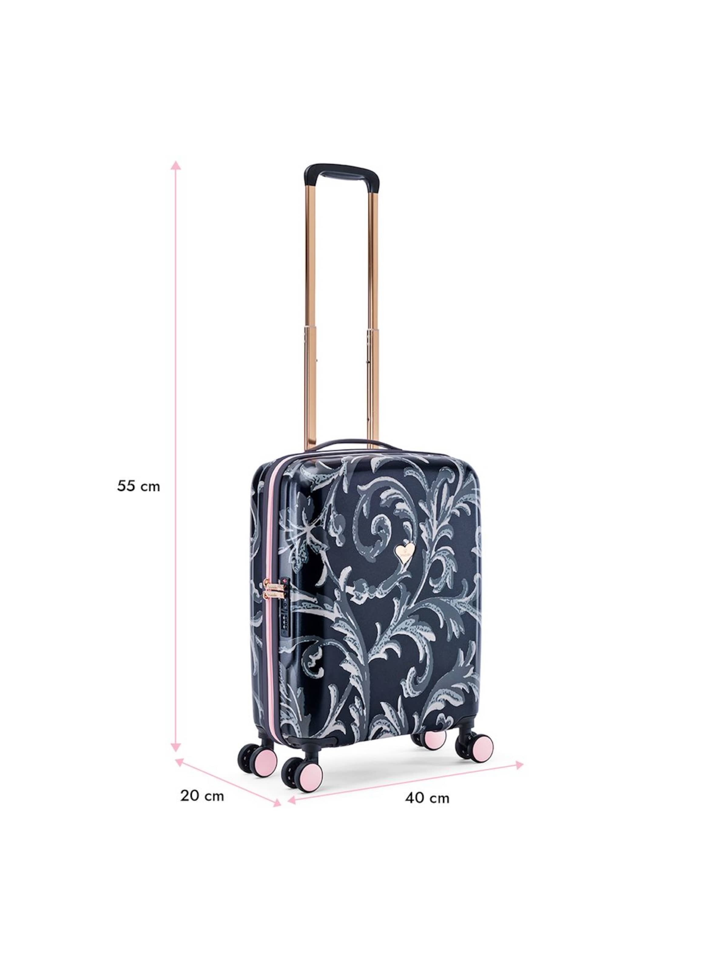 Braccialini Trolley 'Ariel'‌‌‌‌‌‌‌‌‌‌ in Schwarz