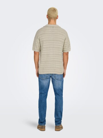 Only & Sons - Jersey 'ONSGRAYSON' en beige
