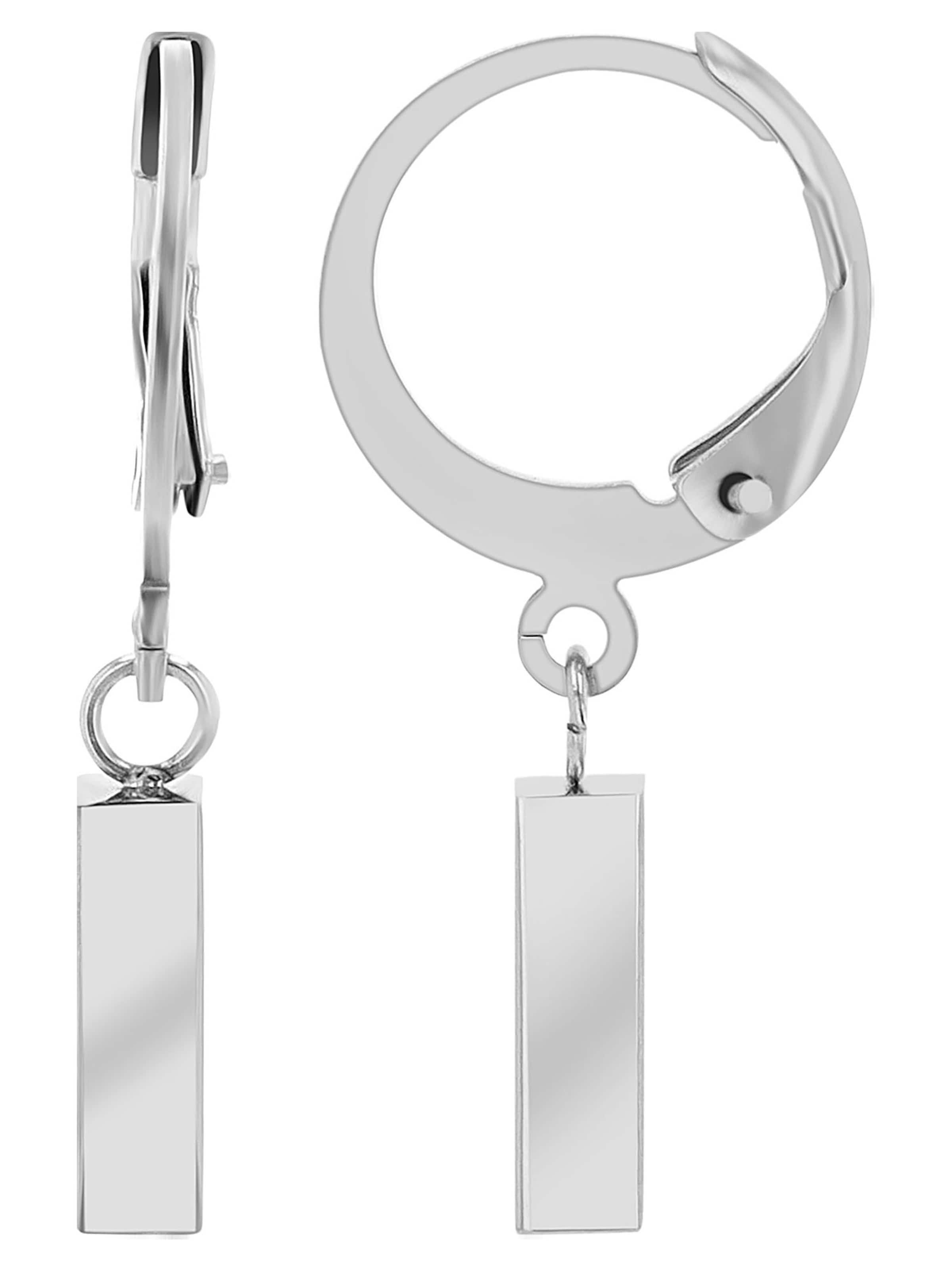 Akzent Earrings 'Fedde, langlebig' in Silver
