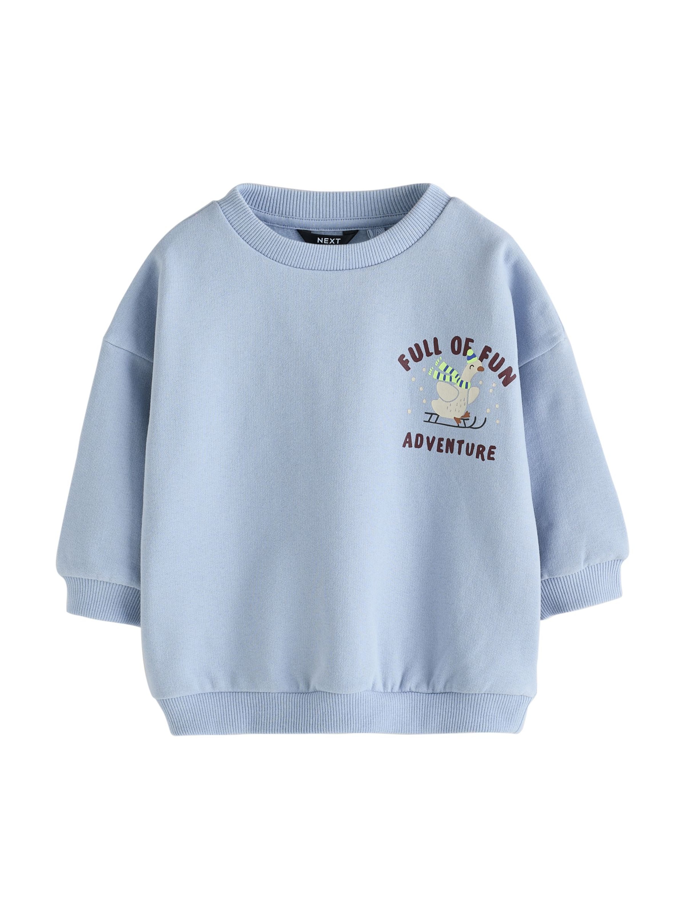 Next Sudadera en 68 en beige / azul claro / cyclam / negro, Vista del producto