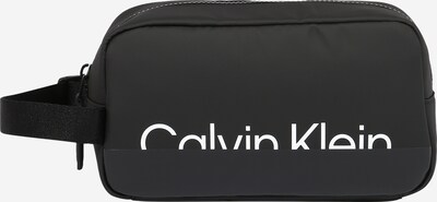 Calvin Klein Toillettas 'Summer Proof' in de kleur Zwart / Wit, Productweergave