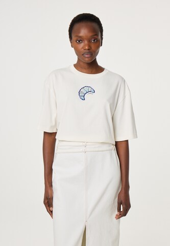 T-shirt Fabienne Chapot en blanc : devant