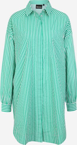 Camicia da donna di Pieces Tall in verde: frontale