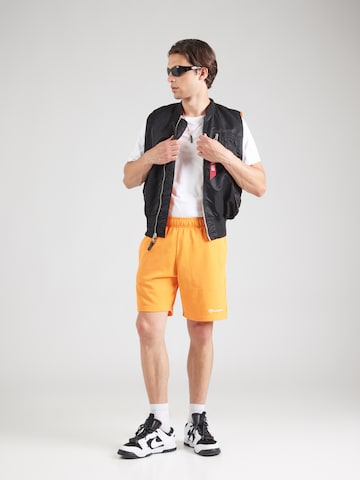 Champion Authentic Athletic Apparel tavaline Püksid, värv oranž